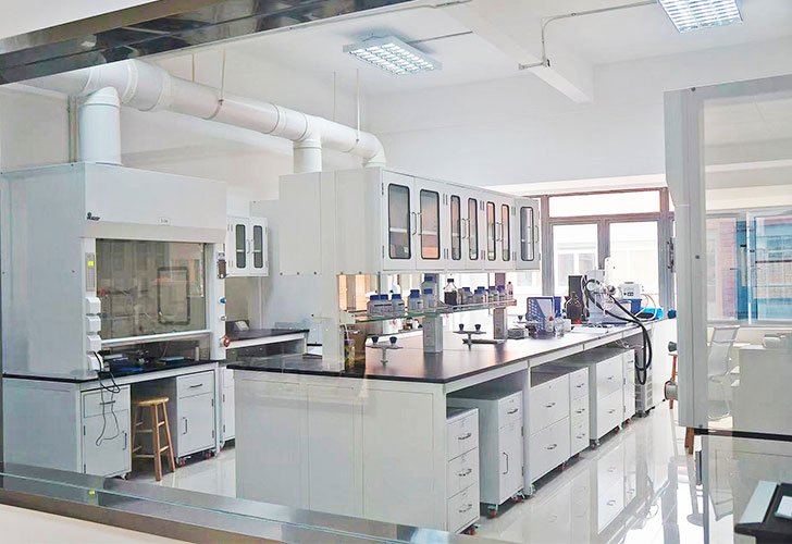 State-of-the-art research and development laboratory at Chemmltech for chemical and peptide innovation